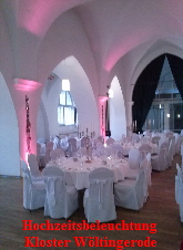Hochzeitsbeleuchtung 
Kloster Wöltingerode